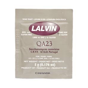 Дрожжи винные Lalvin QA-23, 5 г
