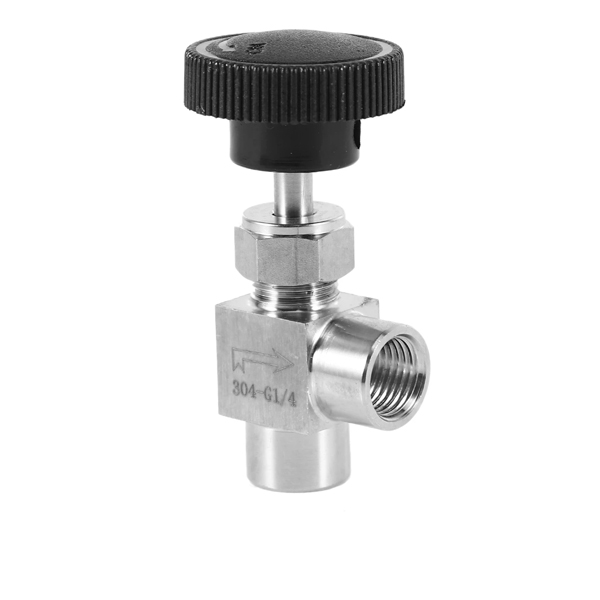 Кран игольчатый 1/4 угловой ВР