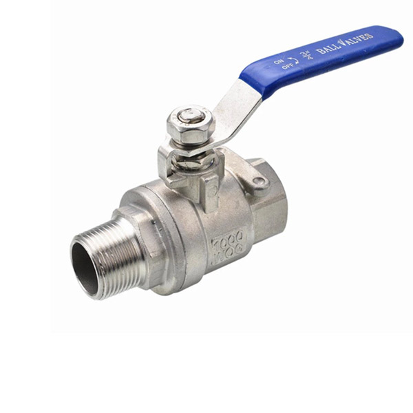 Магазин Фактория - Кран шаровый, нерж. сталь 304, резьба 1/2 ВР-НР