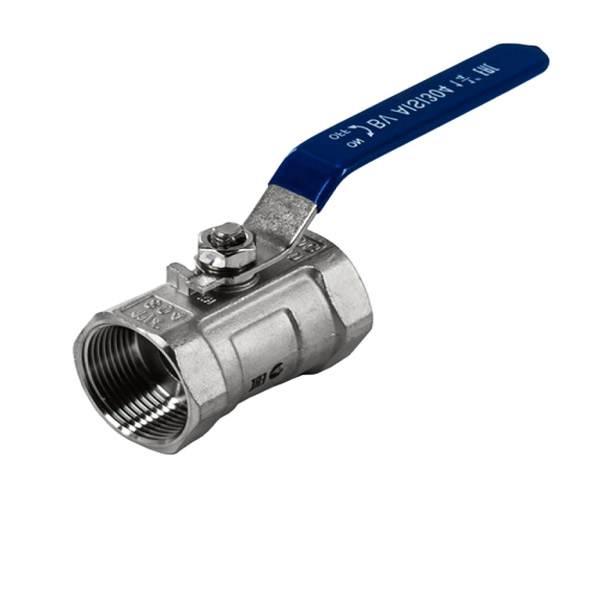 Кран шаровый нержавеющий 1/4 ВР-ВР уменьшенный