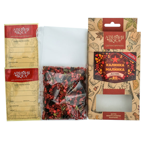 Набор для приготовления наливки «Калинка-Малинка»